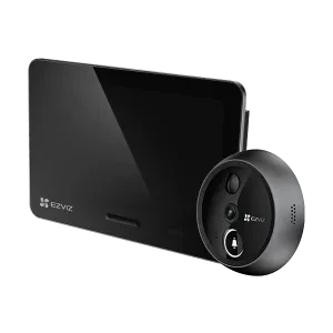 spioncino digitale wifi ezviz cs-dp2c full hd con monitor 4,3 pollici