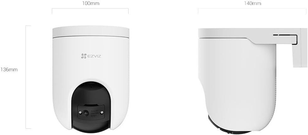 telecamera wifi ezviz cs-h8c 4mp motorizzata da esterno 2k+ - dettaglio 2