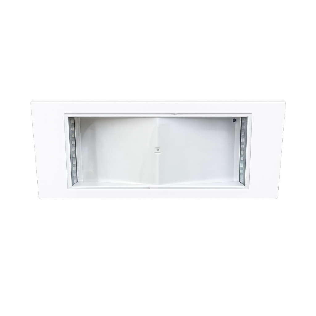lampada di emergenza led da incasso grifi yj-wc02 4w con freccia - dettaglio 2