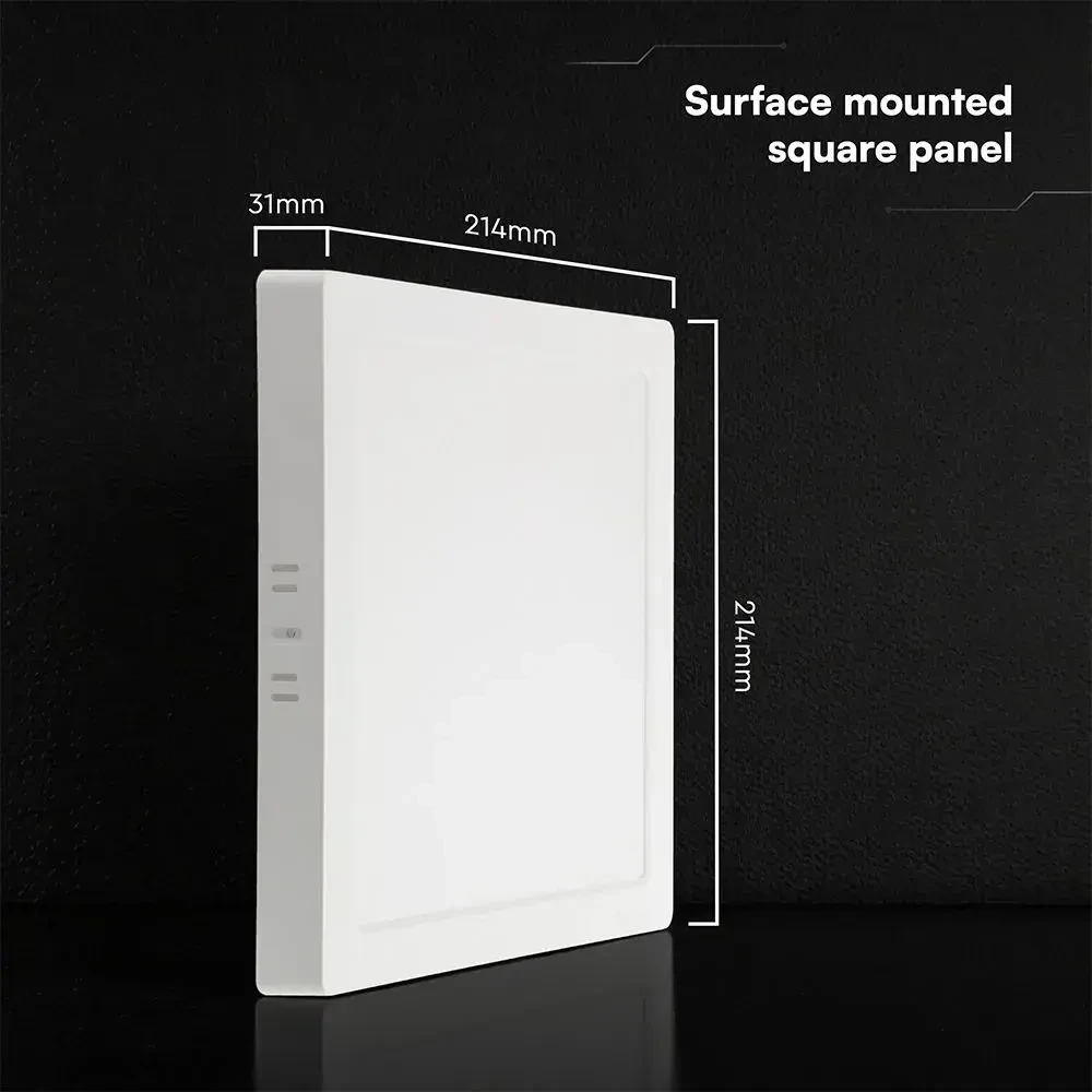 plafoniera led quadrata v-tac vt-60018cct 18w cct 3 temperature - dettaglio 2