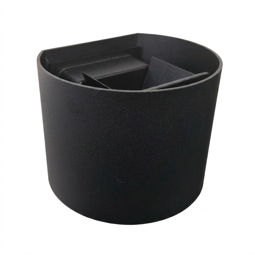applique led da esterno grifi 3 colori fd-106 nera 12w 3cct ip65 - dettaglio 3