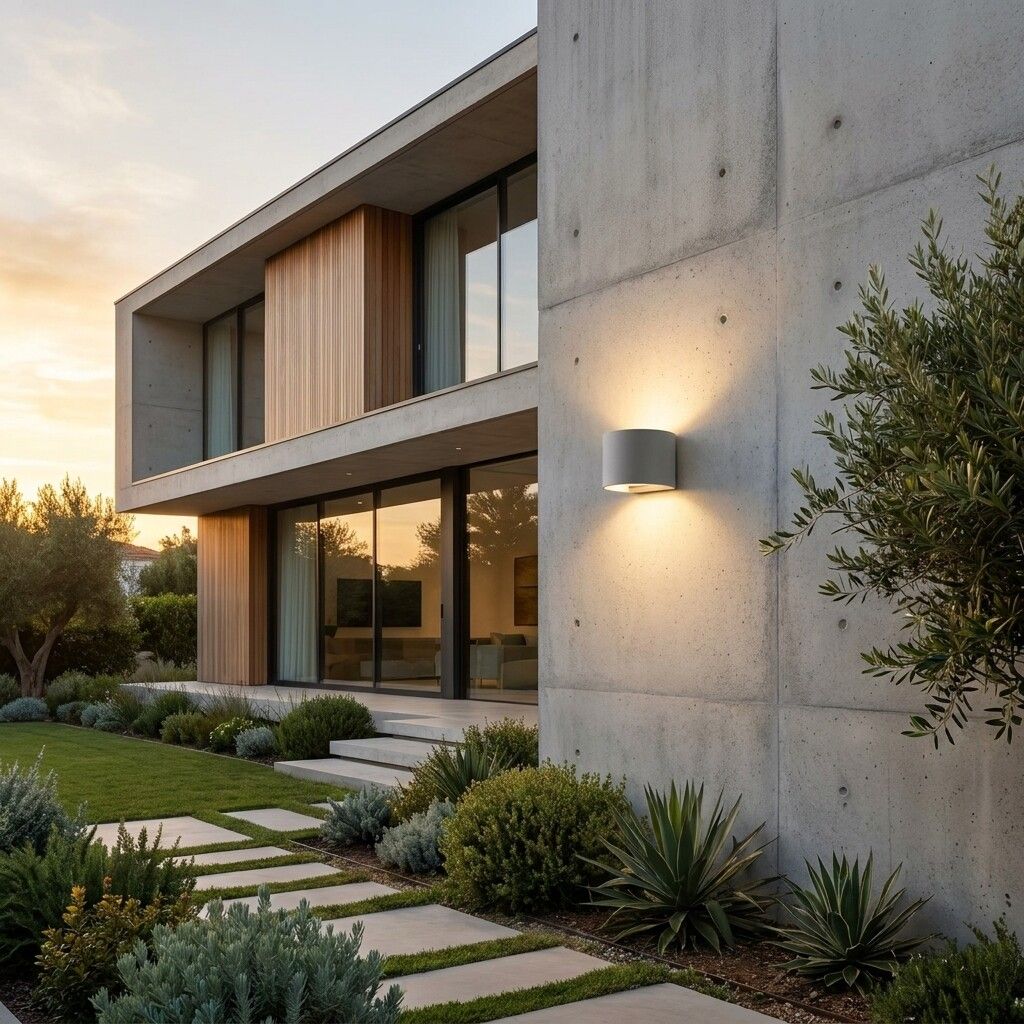applique led da esterno grifi 3 colori fd-106 12w 3cct ip65 grigio