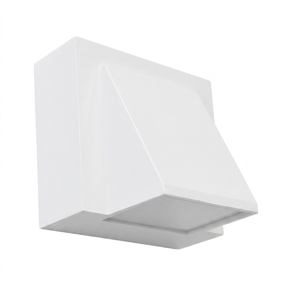 applique led da esterno grifi 3 colori fd-109-b 5w 3cct ip65 bianca - dettaglio 2