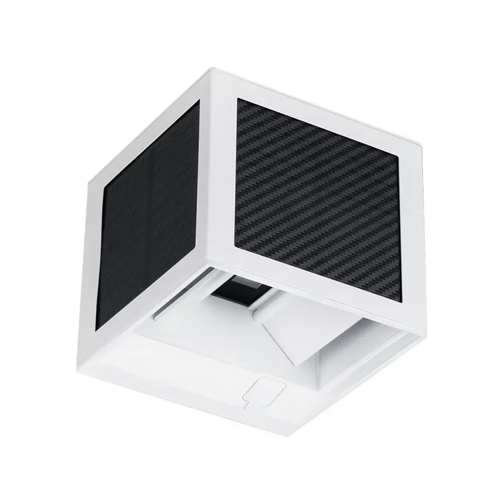 applique solare led vtac vt-408cct 9w cct bianca con sensore pir - dettaglio 3