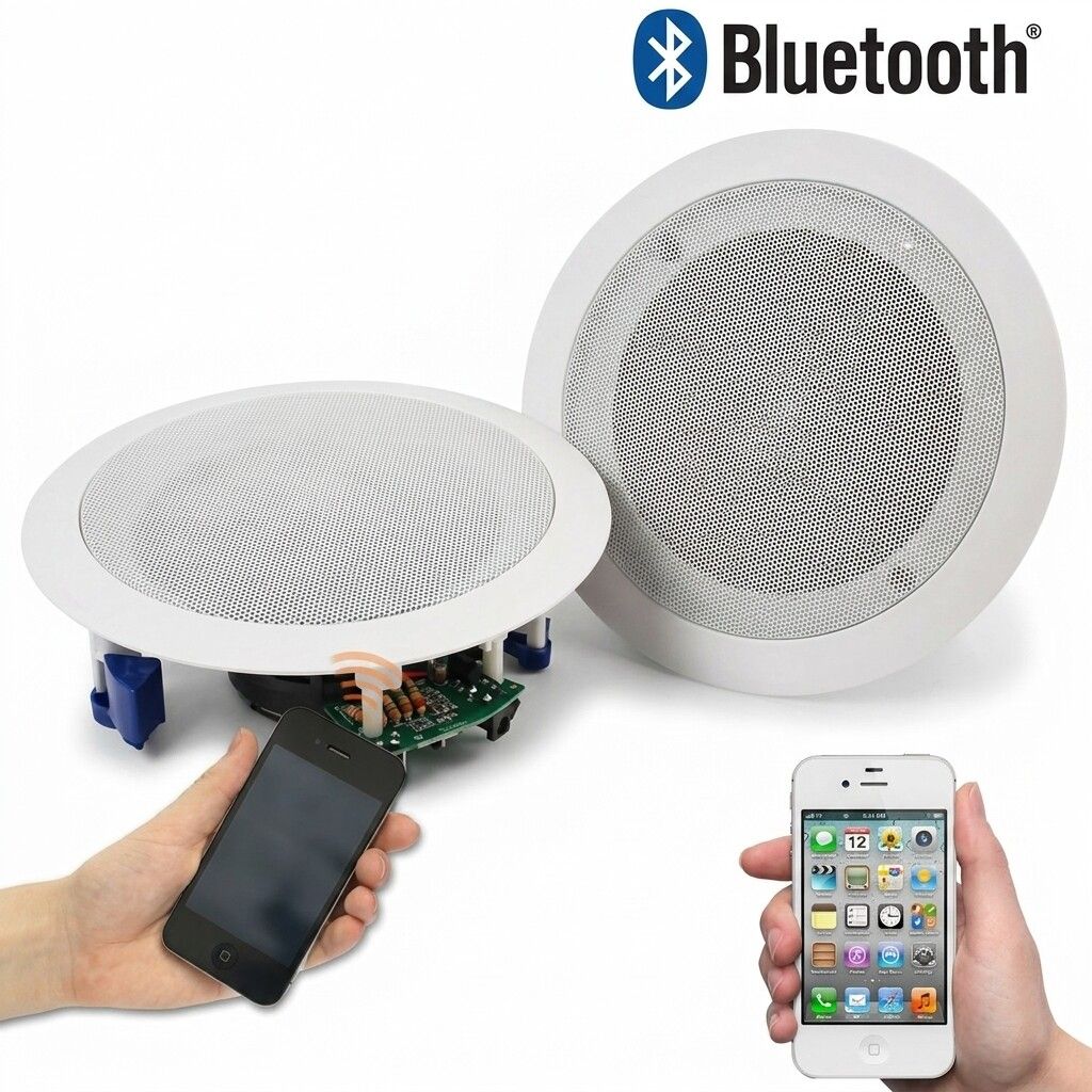 sistema altoparlanti bluetooth da soffitto a incasso stereo 20 w