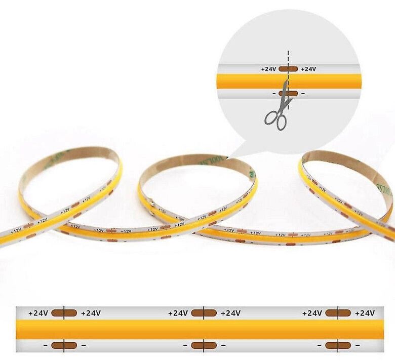 striscia led cob universo cob-5m-324f 24v 6500k 5 metri - dettaglio 3