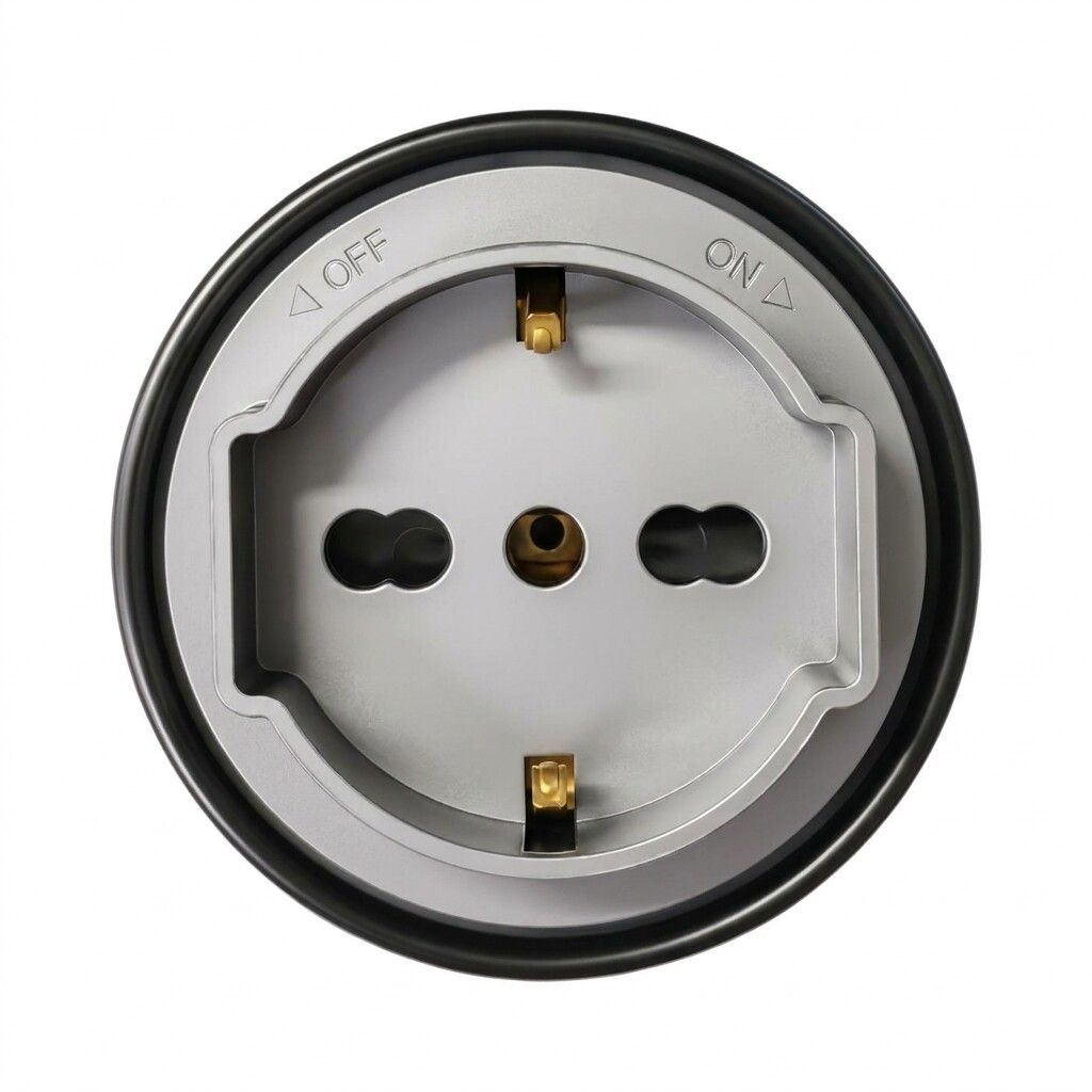presa schuko bipasso plug&play ettroit etg2102 16a grigio