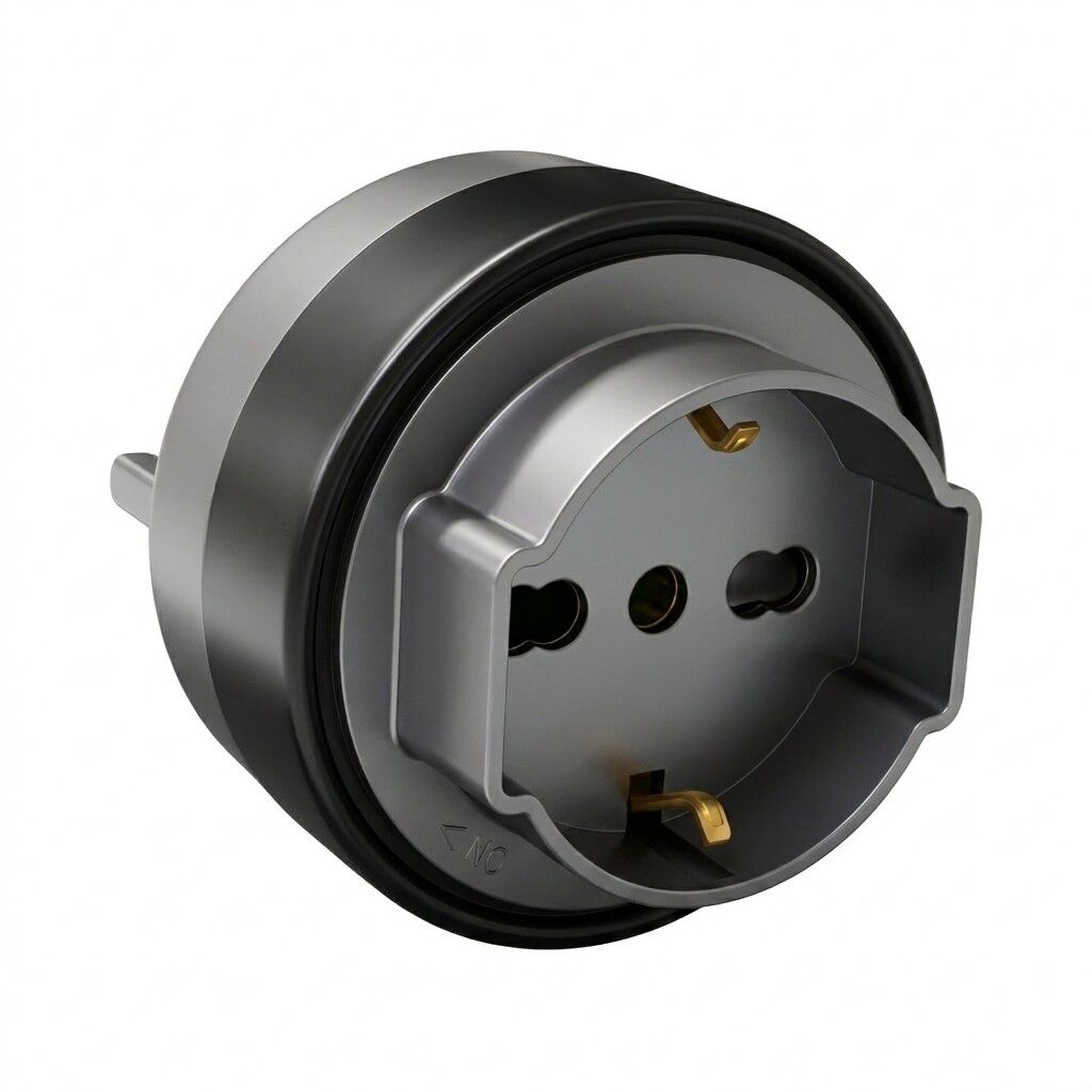 presa schuko bipasso plug&play ettroit etg2102 16a grigio - dettaglio 2
