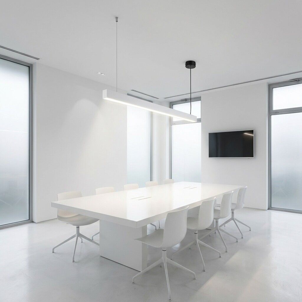 lampada led a sospensione grifi 3 colori lp040 32w cct 120 cm bianca