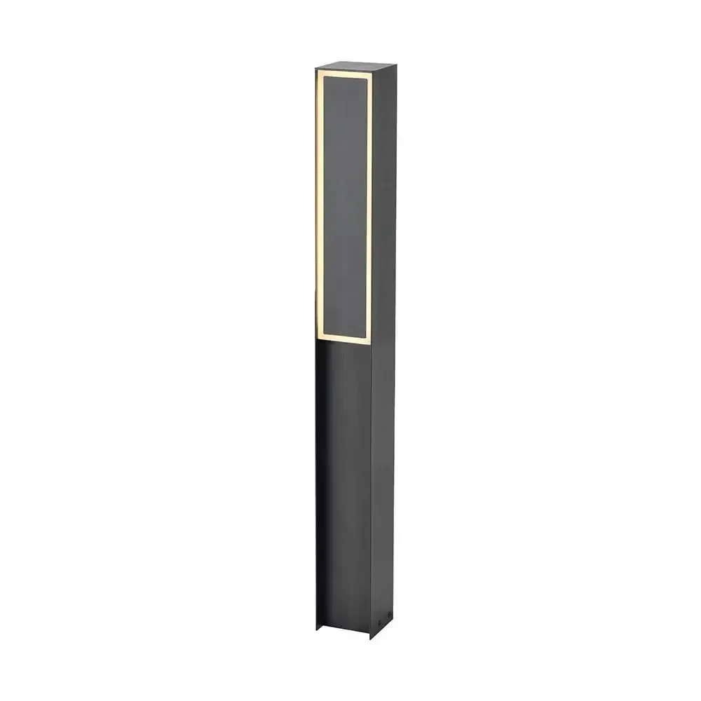 paletto led v-tac vt-10191 24w 3000k ip54 nero - dettaglio 3
