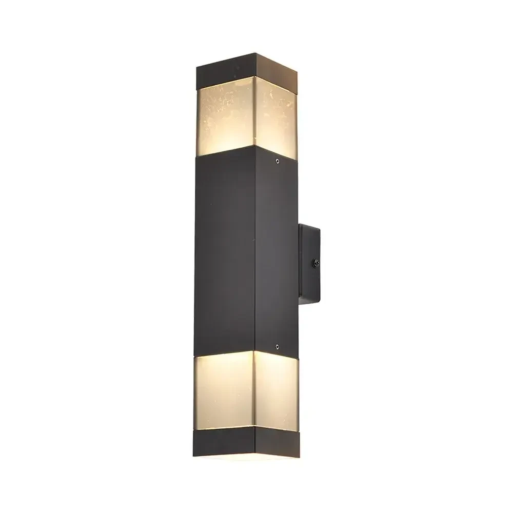 applique da esterno v-tac vt-10187 2xgu10 nera ip44 - dettaglio 2