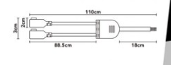 cavo di collegamento universo diy-cv1 48v per sistema led esagonale - dettaglio 2
