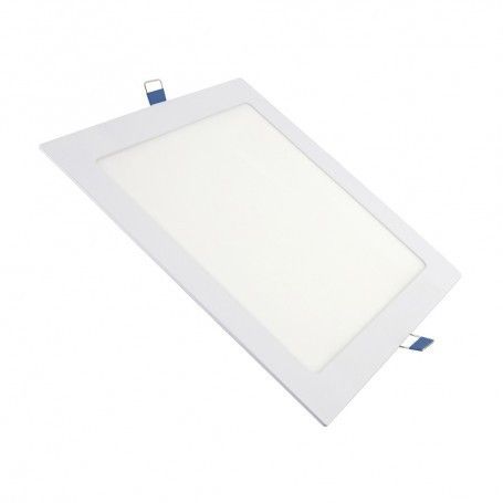 pannello led incasso slim quadrato terafacatory 18w luce naturale