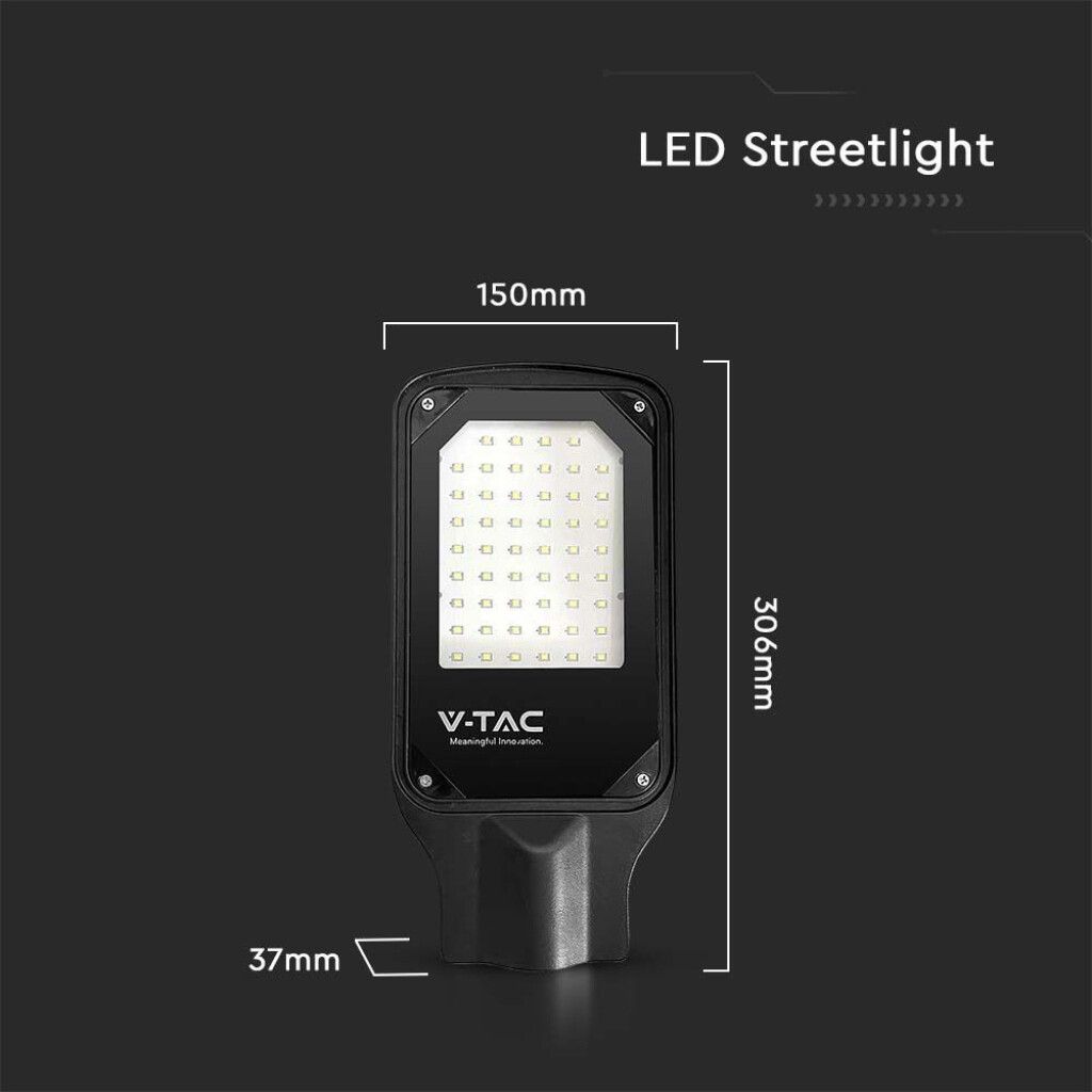 armatura stradale led v-tac vt-15057st 50w 4000k ip65 - dettaglio 2