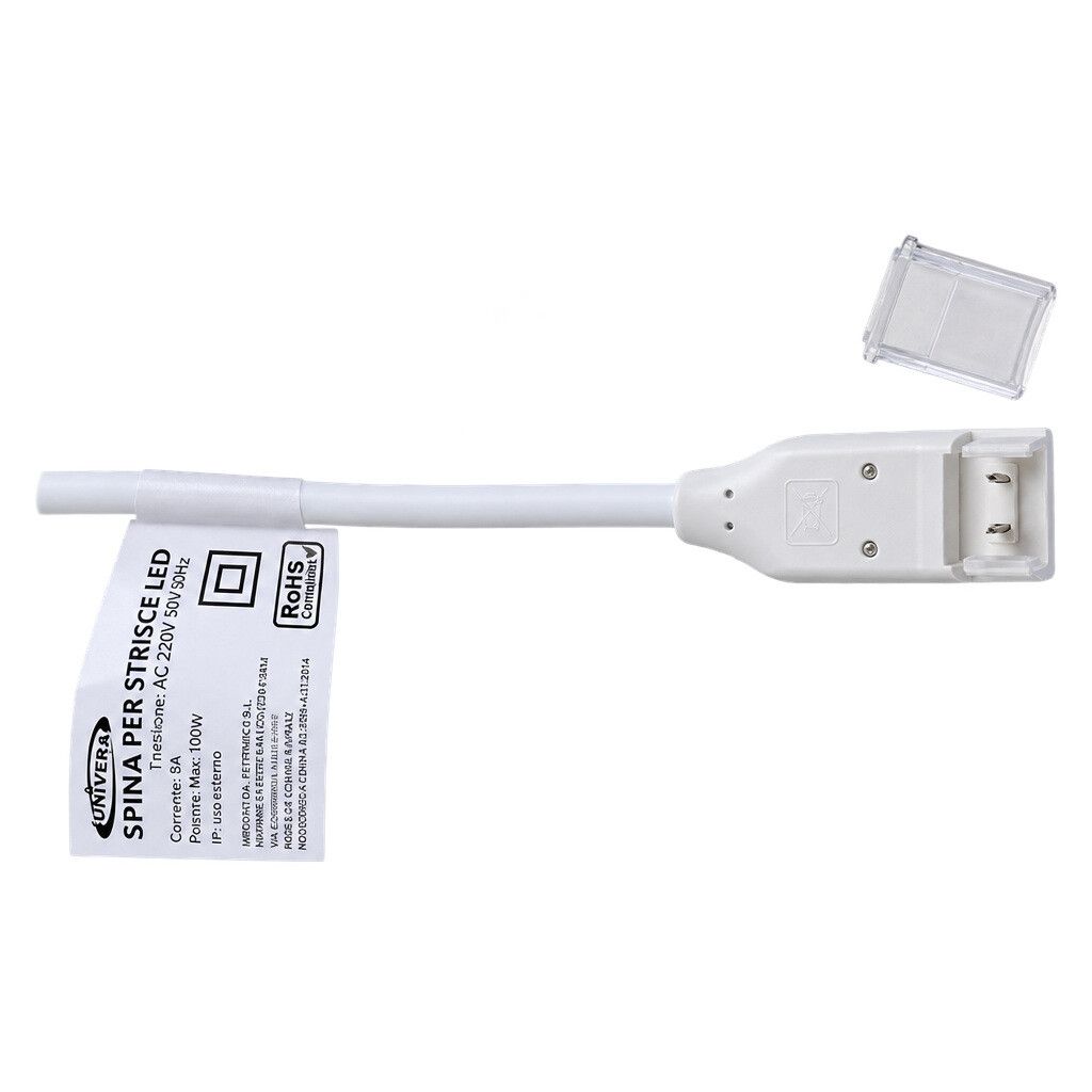 spina di alimentazione universo per strisce led 220v 8a
