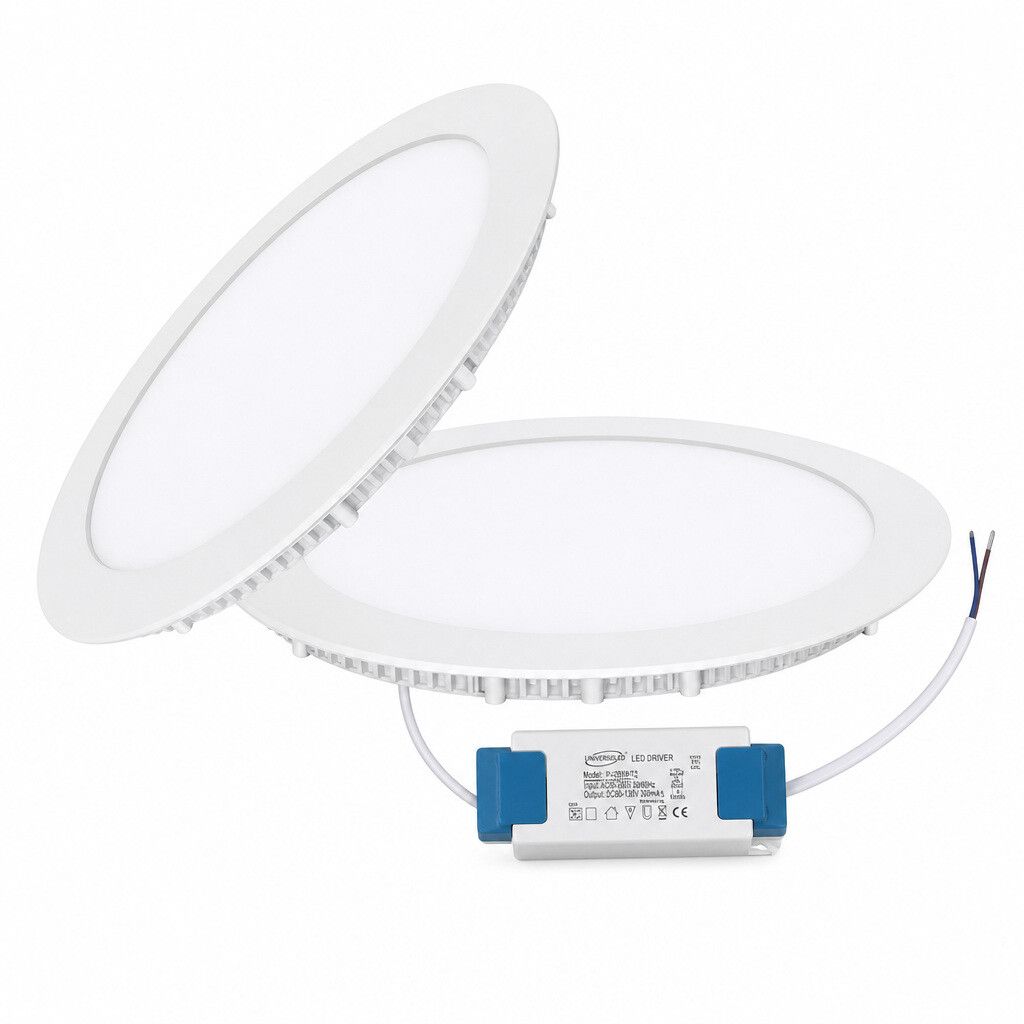 pannello led da incasso universo p-285a-t3c 24w cct selezionabile
