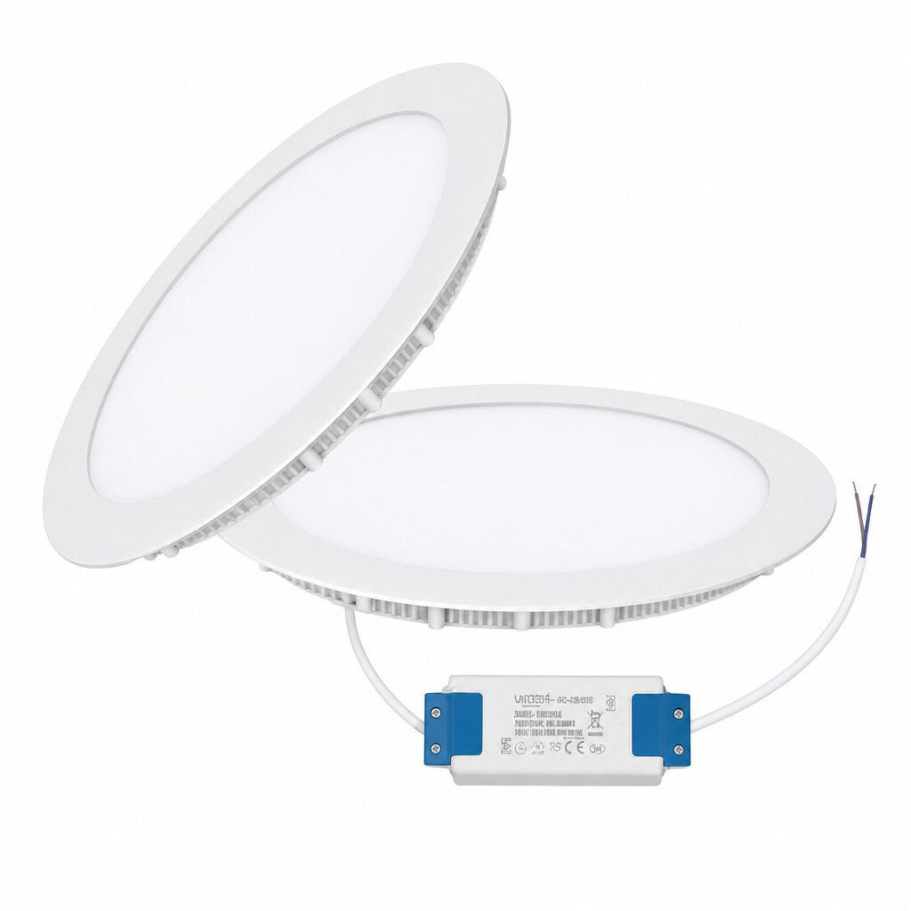 pannello led da incasso rotondo universo 3 color p-155a-t3c 12w cct selezionabile