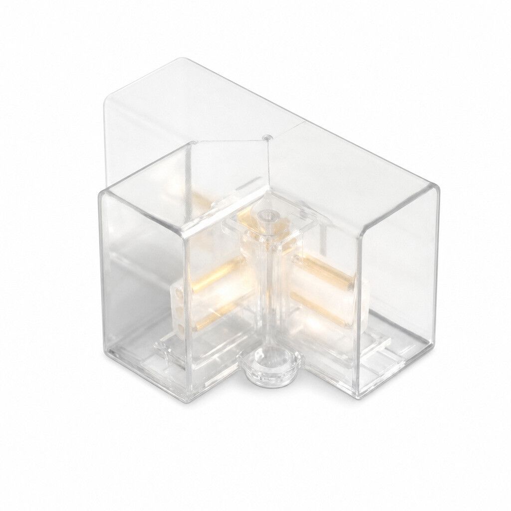 connettore angolare universo diy-t 48 v trasparente - dettaglio 3