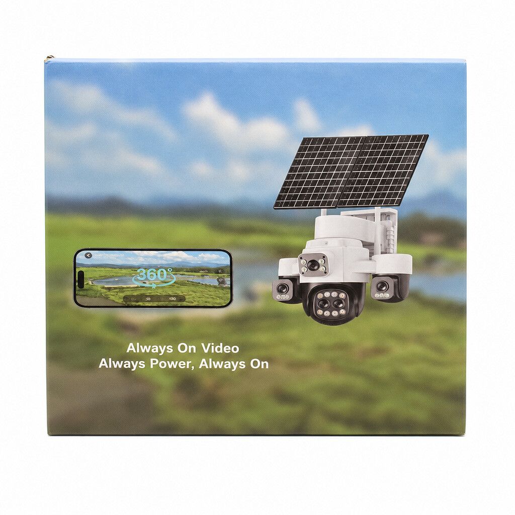 telecamera solare 4g aov foyu hd66x4q 12 mp a quattro ottiche