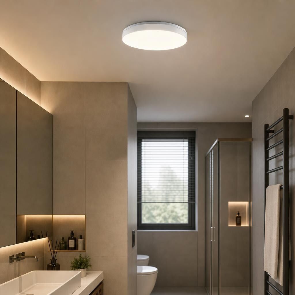 plafoniera led rotonda 50w pl78-50w-switch con selezione luce - dettaglio 2