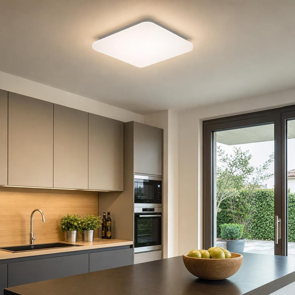 plafoniera led quadrata vivalamp 36w 3 colori