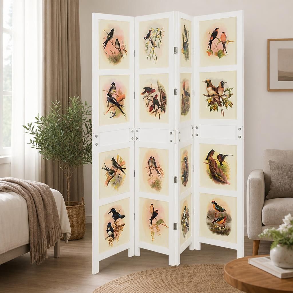 Pannello Romdivider Bianco 141,5 x 165 cm MDF