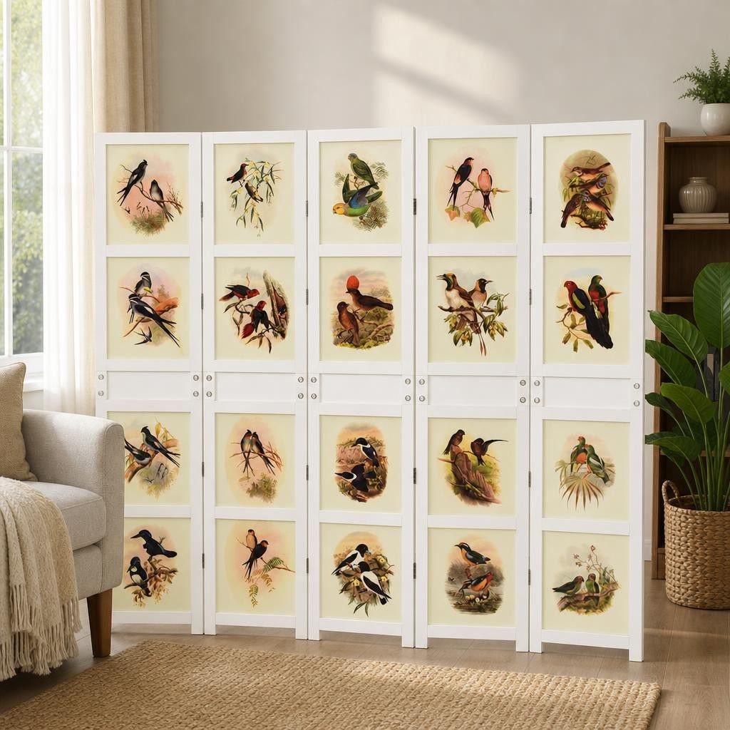 Pannello Romdivider Bianco 176,5 x 165 cm MDF