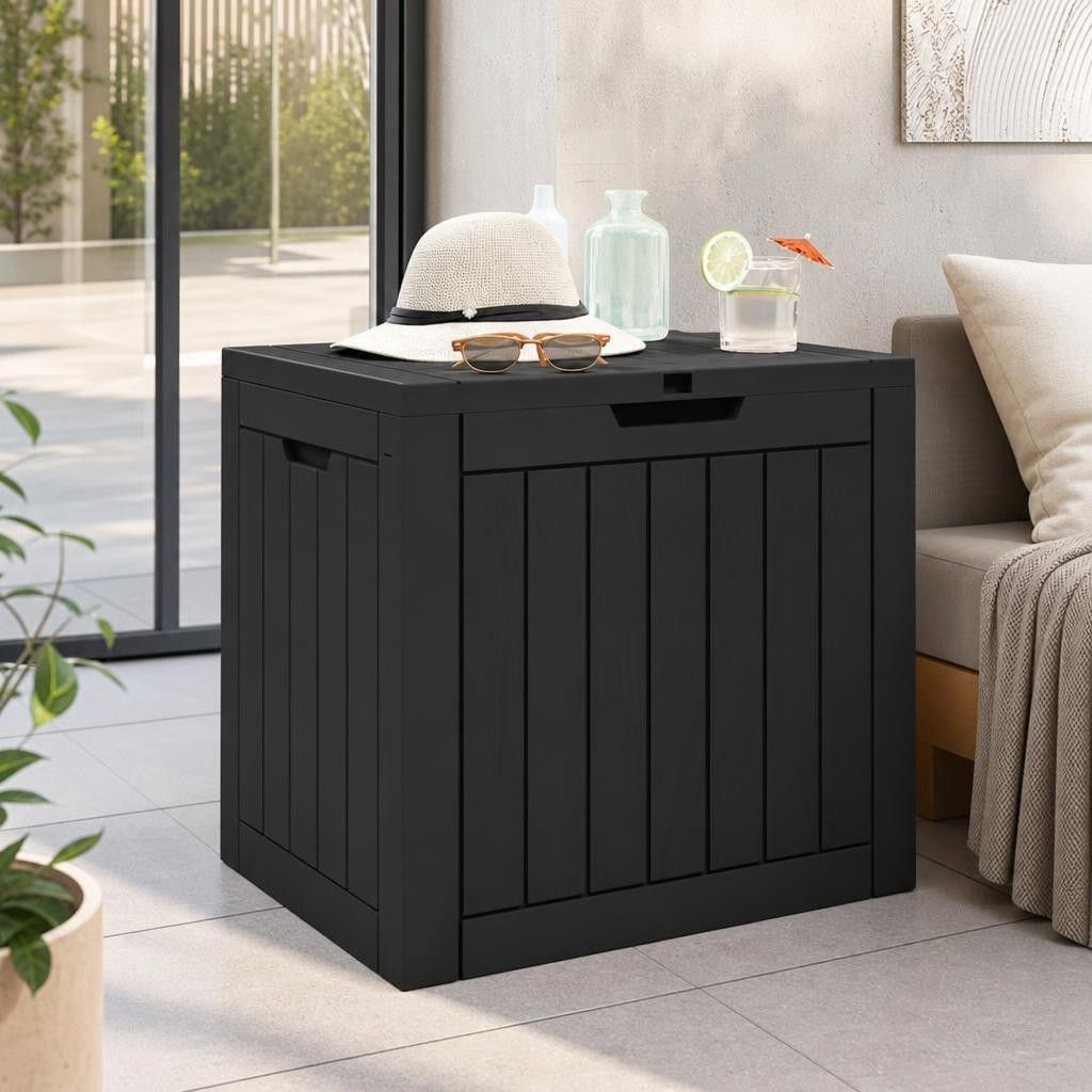 Contenitore Giardino Nero 55,5x43x53 cm Polipropilene