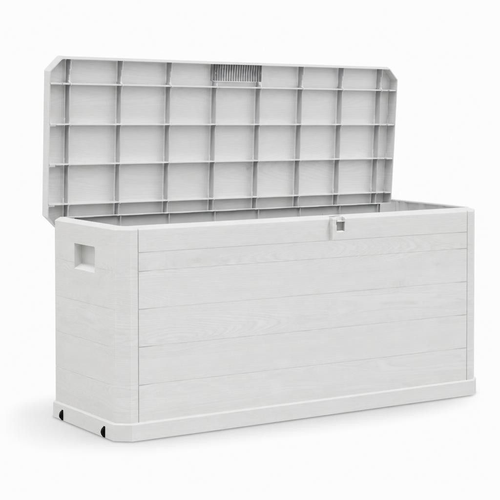 Baule da Giardino 280 L Grigio Chiaro