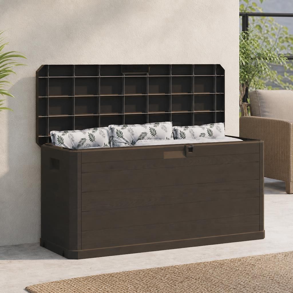 Baule da Giardino 280 L Marrone