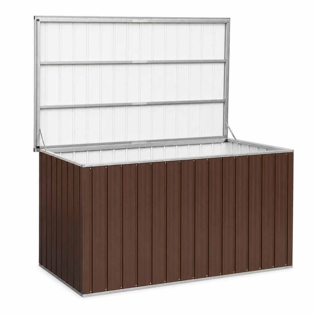 Baule da Giardino Marrone 171x99x93 cm
